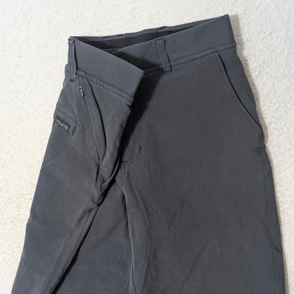 Hylete Ion V2 Shorts Mens 32/10 Dark Gray/Blue Stretch Performance Training